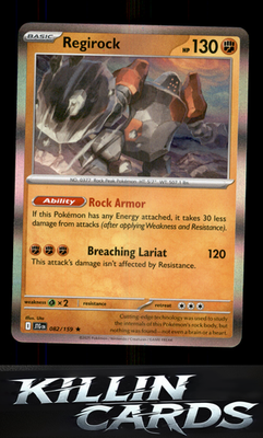 Regirock 082/159 Pokemon Rare SV09: Journey Together Card NM