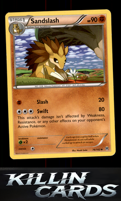 Sandslash 76/162 Pokemon Uncommon XY - BREAKthrough Card NM