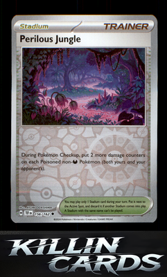 Reverse Holofoil Perilous Jungle 156/162 Pokemon Uncommon SV05: Temporal Forces