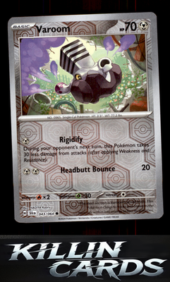 Reverse Holofoil Varoom 043/064 Pokemon Common SV: Shrouded Fable Card NM