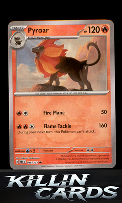 Pyroar (Poke Ball Pattern) 016/131 Pokemon Uncommon SV: Prismatic Evolutions Car