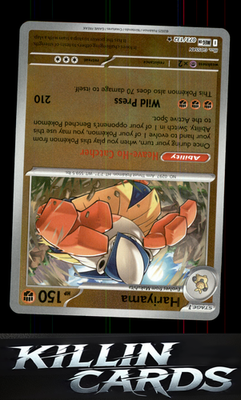Reverse Holofoil Hariyama 073/132 Pokemon Rare ME01: Mega Evolution Card NM