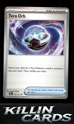 Tera Orb 189/191 Pokemon Uncommon SV08: Surging Sparks Card NM