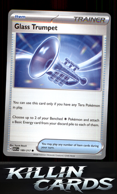 Glass Trumpet - 189/217 189/217 Pokemon Common ME: Ascended Heroes Card NM