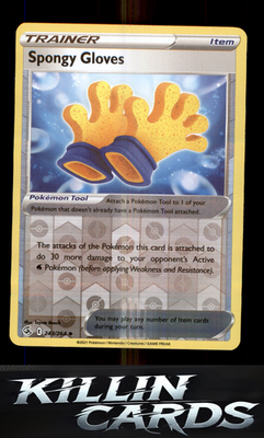 Spongy Gloves 243/264 Pokemon Uncommon SWSH08: Fusion Strike Card NM