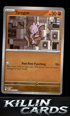 Reverse Holofoil Tyrogue 071/132 Pokemon Common ME01: Mega Evolution Card NM