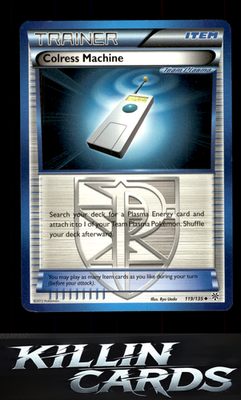 Colress Machine (Team Plasma) 119/135 Pokemon Uncommon Plasma Storm Card NM