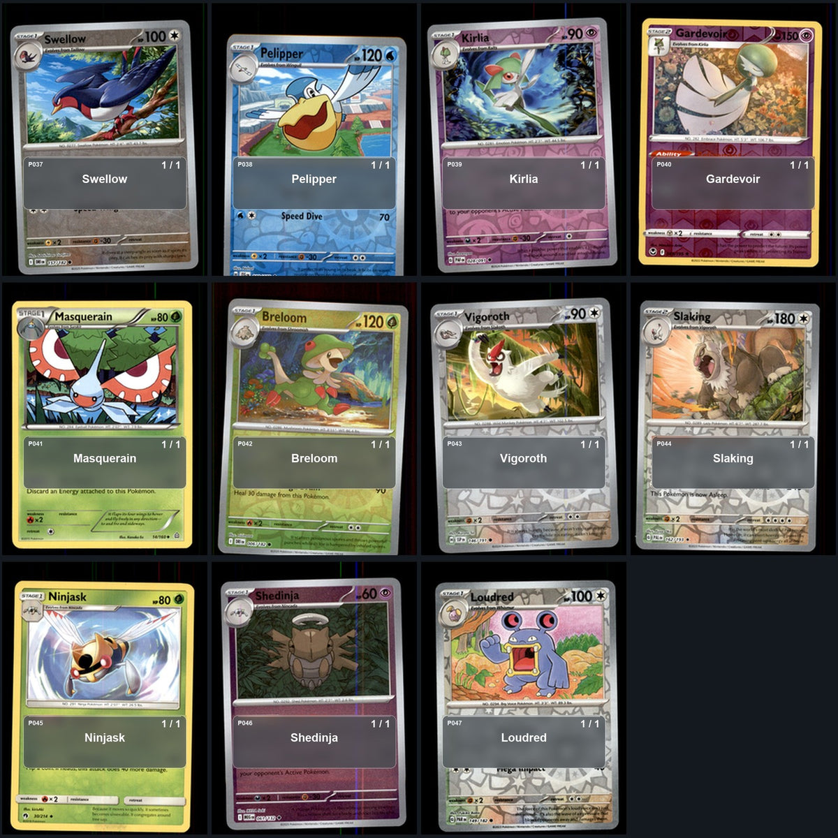 Pokemon TCG Generation 3 Pokemon Pokedex Set 132 Cards Collection