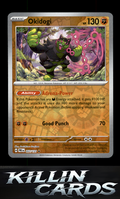 Okidogi 057/131 Pokemon Rare SV: Prismatic Evolutions Card NM
