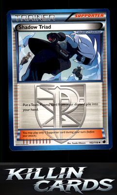 Shadow Triad (Team Plasma) 102/116 Pokemon Uncommon Plasma Freeze Card LP