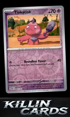 Reverse Holofoil Tinkatink - 083/182 083/182 Pokemon Common SV04: Paradox Rift C