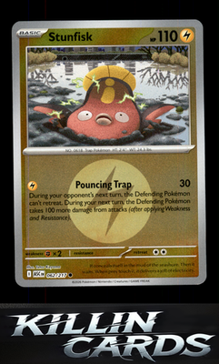 Reverse Holofoil Stunfisk (Energy Symbol Pattern) 062/217 Pokemon Common ME: Asc