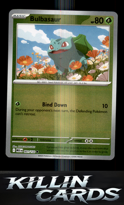 Reverse Holofoil Bulbasaur - 001/132 001/132 Pokemon Common ME01: Mega Evolution