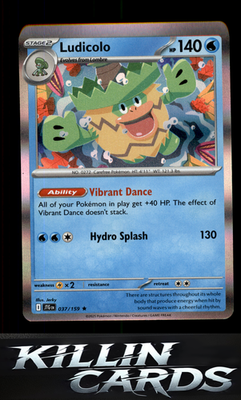 Ludicolo 037/159 Pokemon Rare SV09: Journey Together Card NM