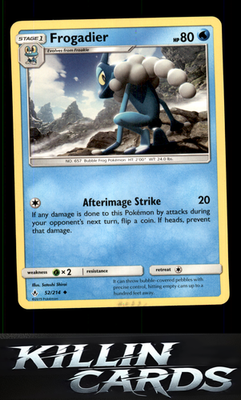 Frogadier 52/214 Pokemon Uncommon SM - Unbroken Bonds Card LP