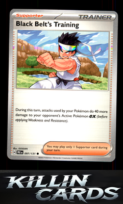 Black Belt's Training - 097/131 097/131 Pokemon Common SV: Prismatic Evolutions