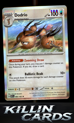 Dodrio 085/165 Pokemon Rare SV: Scarlet & Violet 151 Card NM