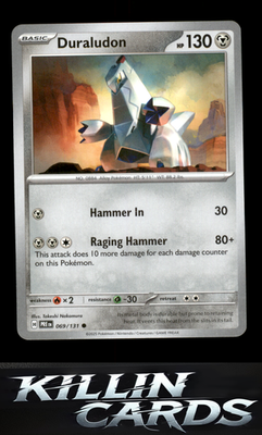 Duraludon 069/131 Pokemon Common SV: Prismatic Evolutions Card NM