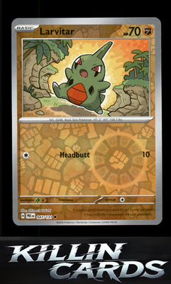 Reverse Holofoil Larvitar 047/131 Pokemon Common SV: Prismatic Evolutions Card N
