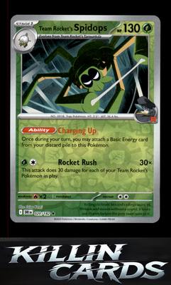 Team Rocket's Spidops - 020/182 020/182 Pokemon Rare SV10: Destined Rivals Card