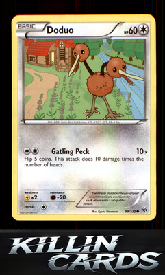 Doduo 99/135 Pokemon Common Plasma Storm Card NM