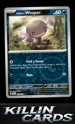 Reverse Holofoil Paldean Wooper - 128/193 128/193 Pokemon Common SV02: Paldea Ev