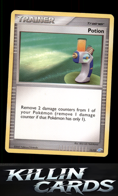 Potion (Manaphy) 11/12 Pokemon Common DP Trainer Kit: Manaphy & Lucario Card LP