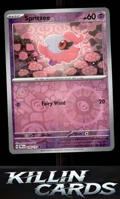Reverse Holofoil Spritzee 038/131 Pokemon Common SV: Prismatic Evolutions Card N