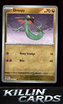 Reverse Holofoil Dreepy 071/131 Pokemon Common SV: Prismatic Evolutions Card NM