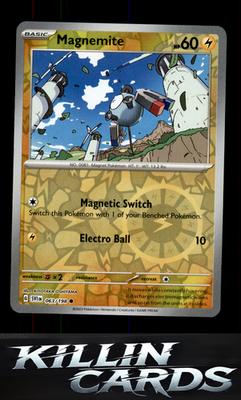 Reverse Holofoil Magnemite 063/198 Pokemon Common SV01: Scarlet & Violet Base Se