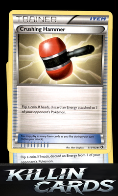 Crushing Hammer 111/113 Pokemon Uncommon Legendary Treasures Card LP