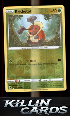 Reverse Holofoil Kricketot 009/189 Pokemon Common SWSH10: Astral Radiance Card N