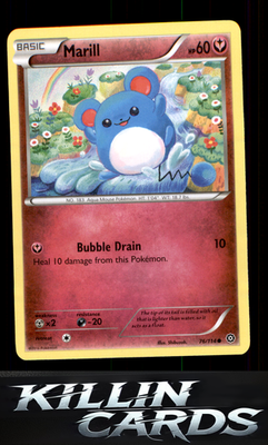 Marill 76/114 Pokemon Common XY - Steam Siege Card LP