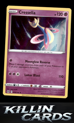 Cresselia 074/196 Pokemon Holo Rare SWSH11: Lost Origin Card NM