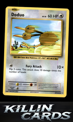 Doduo 69/108 Pokemon Common XY - Evolutions Card LP