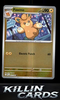 Reverse Holofoil Pawmo 033/094 Pokemon Common ME02: Phantasmal Flames Card NM