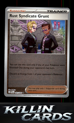 Reverse Holofoil Rust Syndicate Grunt - 081/084 081/084 Pokemon Uncommon ME05: P