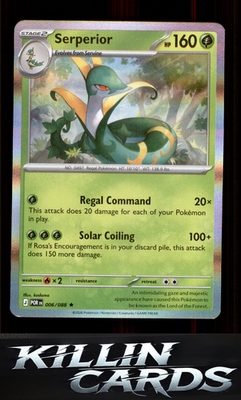 Serperior 006/088 Pokemon Rare ME03: Perfect Order Card NM
