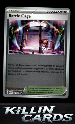 Reverse Holofoil Battle Cage - 085/094 085/094 Pokemon Uncommon ME02: Phantasmal