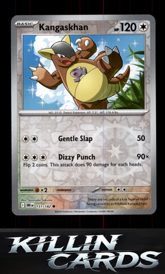 Reverse Holofoil Kangaskhan - 151/182 151/182 Pokemon Common SV10: Destined Riva
