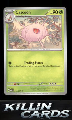 Cascoon 014/217 Pokemon Common ME: Ascended Heroes Card NM