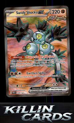 Sandy Shocks ex - 228/182 228/182 Pokemon Ultra Rare SV04: Paradox Rift Card NM