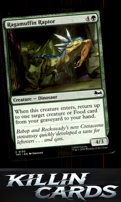 Ragamuffin Raptor 130 Magic C Teenage Mutant Ninja Turtles Card NM