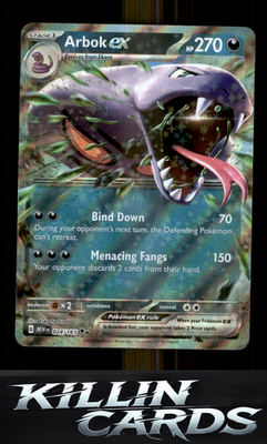 Arbok ex - 024/165 024/165 Pokemon Double Rare SV: Scarlet & Violet 151 Card NM