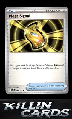 Mega Signal 193/217 Pokemon Common ME: Ascended Heroes Card NM