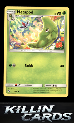 Metapod 2/68 Pokemon Uncommon Hidden Fates Card NM