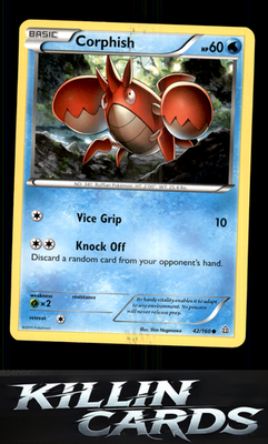 Corphish 42/160 Pokemon Common XY - Primal Clash Card LP