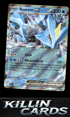 Kyurem ex 028/086 Pokemon Double Rare SV: Black Bolt Card NM