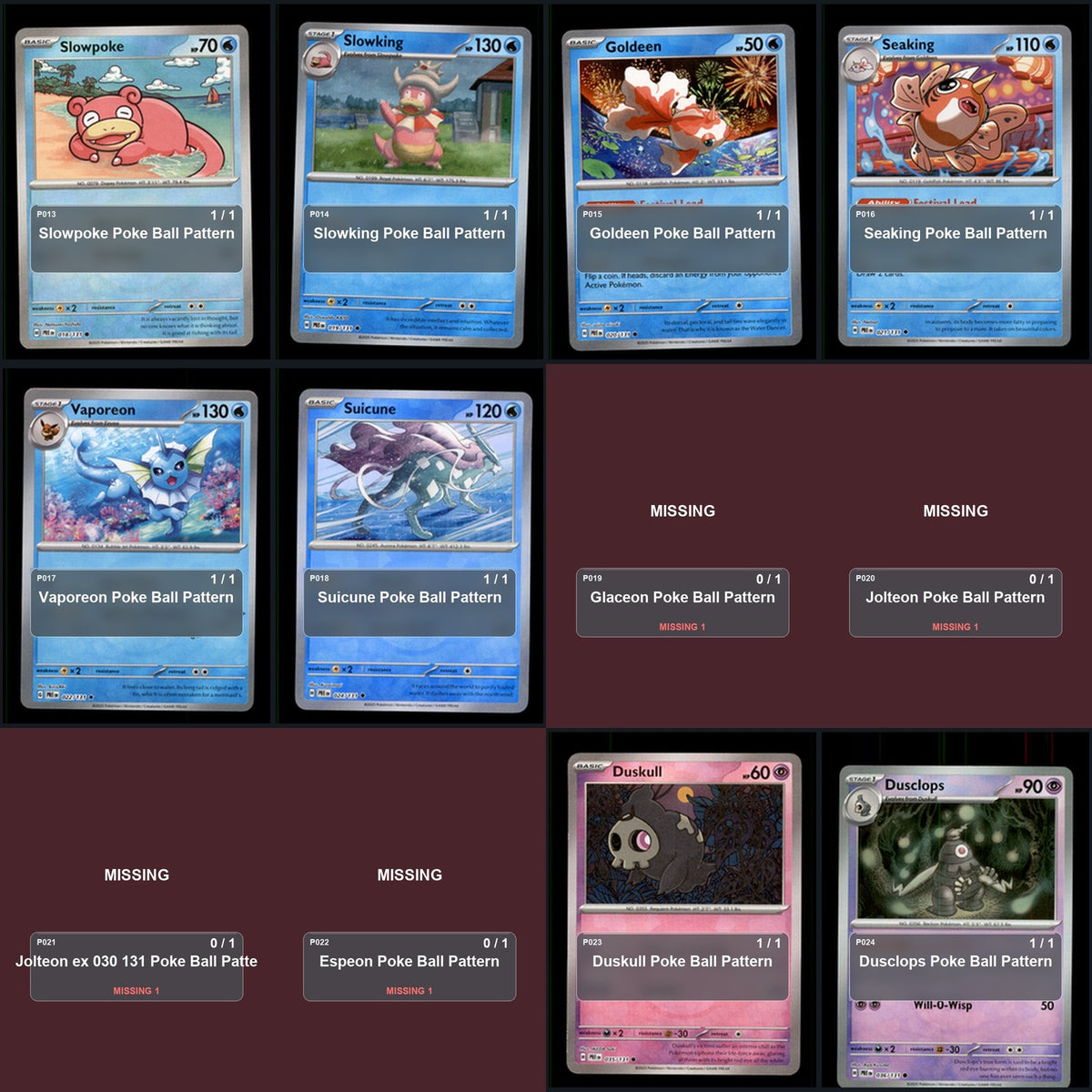 Pokemon TCG SV: Prismatic Evolutions Poke Ball Pattern Set 71 Cards Collection