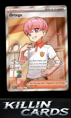 Ortega 141/131 Pokemon Ultra Rare SV: Prismatic Evolutions Card NM
